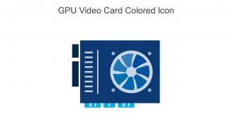 Gpu Video Card Colored Icon In Powerpoint Pptx Png And Editable Eps Format
