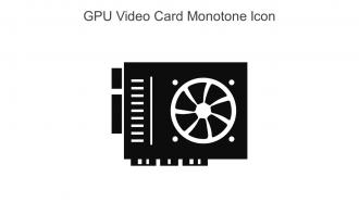 Gpu Video Card Monotone Icon In Powerpoint Pptx Png And Editable Eps Format