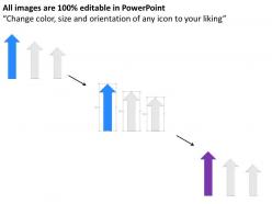 Gr three level bar graph business analysis powerpoint template