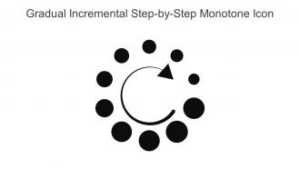 Gradual Incremental Step By Step Monotone Icon In Powerpoint Pptx Png And Editable Eps Format