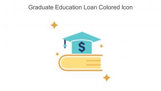 Graduate Education Loan Colored Icon In Powerpoint Pptx Png And Editable Eps Format