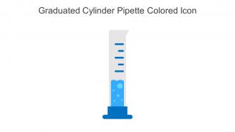 Graduated Cylinder Pipette Colored Icon In Powerpoint Pptx Png And Editable Eps Format