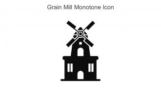 Grain Mill Monotone Icon In Powerpoint Pptx Png And Editable Eps Format