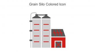 Grain Silo Colored Icon In Powerpoint Pptx Png And Editable Eps Format