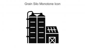 Grain Silo Monotone Icon In Powerpoint Pptx Png And Editable Eps Format