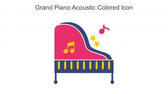 Grand Piano Acoustic Colored Icon In Powerpoint Pptx Png And Editable Eps Format