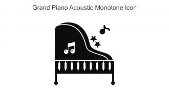 Grand Piano Acoustic Monotone Icon In Powerpoint Pptx Png And Editable Eps Format