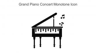 Grand Piano Concert Monotone Icon In Powerpoint Pptx Png And Editable Eps Format