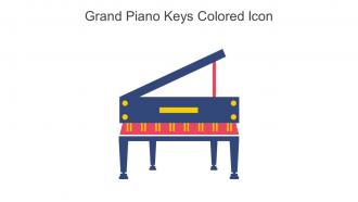 Grand Piano Keys Colored Icon In Powerpoint Pptx Png And Editable Eps Format