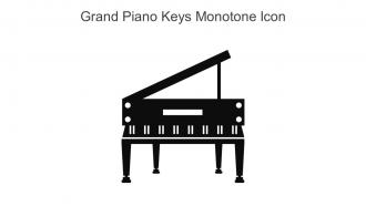 Grand Piano Keys Monotone Icon In Powerpoint Pptx Png And Editable Eps Format