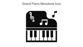 Grand Piano Monotone Icon In Powerpoint Pptx Png And Editable Eps Format