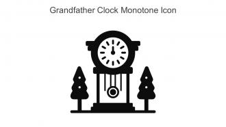 Grandfather Clock Monotone Icon In Powerpoint Pptx Png And Editable Eps Format
