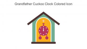 Grandfather Cuckoo Clock Colored Icon In Powerpoint Pptx Png And Editable Eps Format
