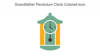 Grandfather Pendulum Clock Colored Icon In Powerpoint Pptx Png And Editable Eps Format