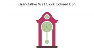 Grandfather Wall Clock Colored Icon In Powerpoint Pptx Png And Editable Eps Format