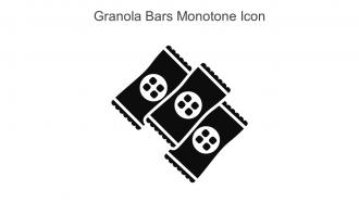 Granola Bars Monotone Icon In Powerpoint Pptx Png And Editable Eps Format