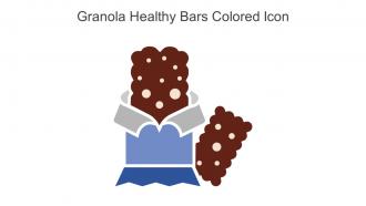 Granola Healthy Bars Colored Icon In Powerpoint Pptx Png And Editable Eps Format