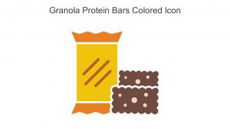 Granola Protein Bars Colored Icon In Powerpoint Pptx Png And Editable Eps Format