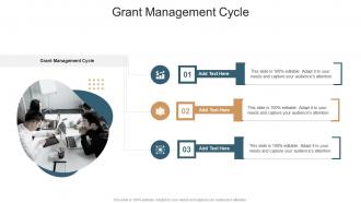 Grant Management Cycle In Powerpoint And Google Slides Cpb