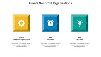 Grants Nonprofit Organizations Ppt Powerpoint Presentation Inspiration Gridlines Cpb