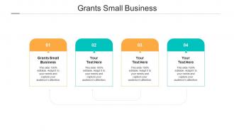 Grants small business ppt powerpoint presentation professional clipart cpb