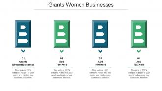 Grants Women Businesses Ppt Powerpoint Presentation Pictures Ideas Cpb