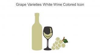 Grape Varieties White Wine Colored Icon In Powerpoint Pptx Png And Editable Eps Format