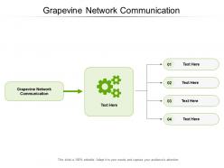 Grapevine network communication ppt powerpoint presentation ideas cpb
