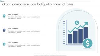 Graph Comparison Icon For Liquidity Financial Ratios