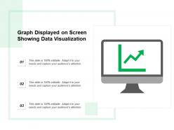 Graph Displayed On Screen Showing Data Visualization