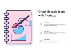 Graph editable icons with notepad