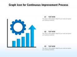 Graph icon for continuous improvement process