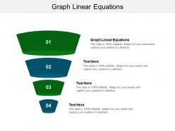 Graph linear equations ppt powerpoint presentation file graphics cpb