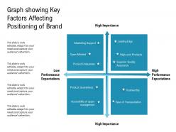 Graph Showing Key Factors Affecting Positioning Of Brand
