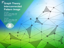Graph theory interconnected pattern image