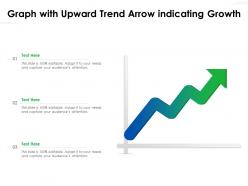 Graph With Upward Trend Arrow Indicating Growth