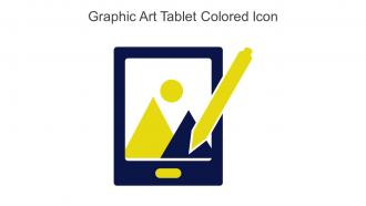 Graphic Art Tablet Colored Icon In Powerpoint Pptx Png And Editable Eps Format