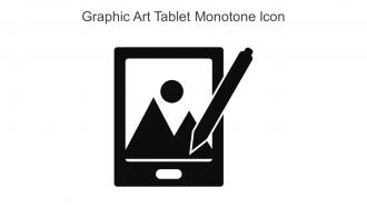 Graphic Art Tablet Monotone Icon In Powerpoint Pptx Png And Editable Eps Format
