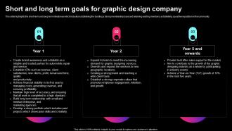 Graphic Design Business Plan Short And Long Term Goals For Graphic Design Company BP SS