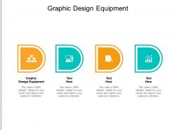 Graphic design equipment ppt powerpoint presentation outline brochure cpb