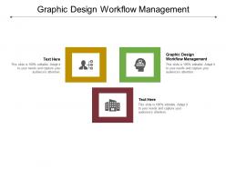 Graphic design workflow management ppt powerpoint presentation gallery slides cpb