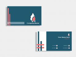 Graphic designer business card template design