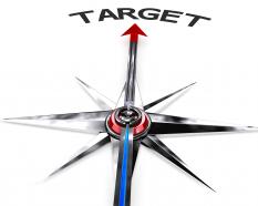 Graphic for target stock photo