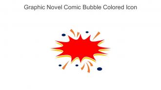 Graphic Novel Comic Bubble Colored Icon In Powerpoint Pptx Png And Editable Eps Format