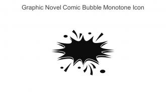 Graphic Novel Comic Bubble Monotone Icon In Powerpoint Pptx Png And Editable Eps Format