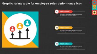 Graphic Rating Scale For Employee Sales Performance Icon