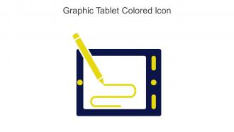 Graphic Tablet Colored Icon In Powerpoint Pptx Png And Editable Eps Format