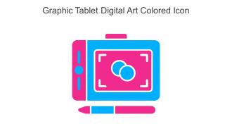 Graphic Tablet Digital Art Colored Icon In Powerpoint Pptx Png And Editable Eps Format