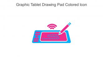 Graphic Tablet Drawing Pad Colored Icon In Powerpoint Pptx Png And Editable Eps Format
