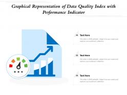 Graphical representation of data quality index with performance indicator